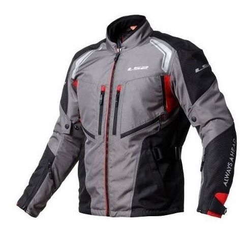 Campera Cordura Gallant Gris Negro Ls2