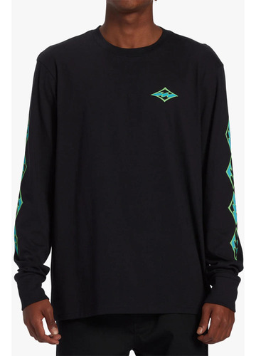 Polo Billabong Para Hombre Dbah Ls Negro