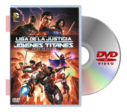 Dvd Liga De La Justicia Y Jovenes Titanes En Accion