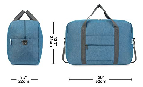 Bolsa De Mano Plegable Para United Airlines, 22 X 14 X 9 Pul