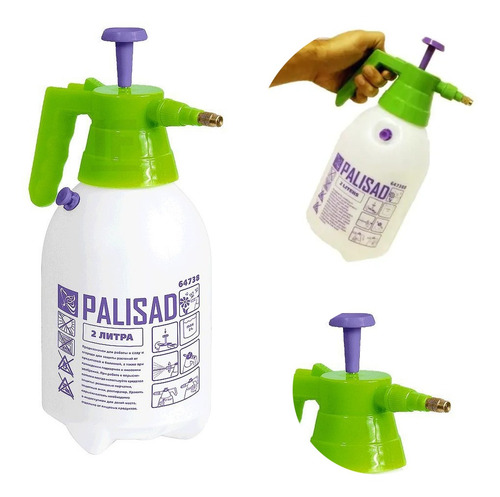 Pulverizador Manual 2 Litros Compressão Previa Jardim