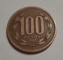 Comprar Moneda Chilena 100 Pesos Grande Año 1987