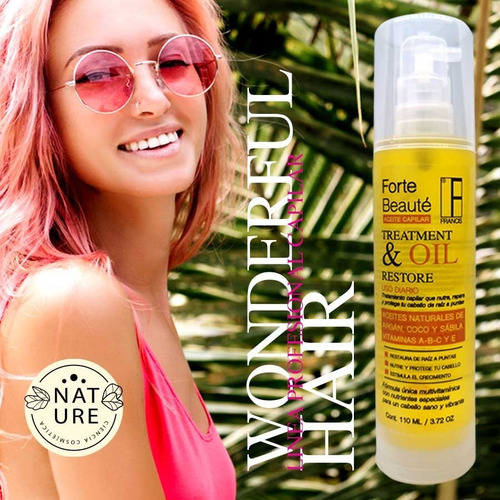 Imagen 6 de 6 de Combo Forte Beauté Serum De Pestañas + Aceite Capilar Argán