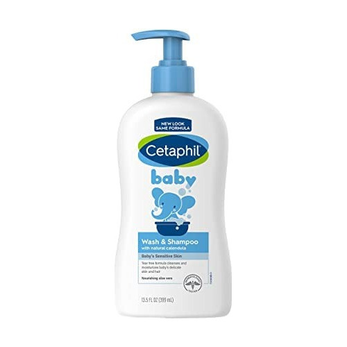 Cetaphil Baby Wash & Shampoo With Organic Calendula | Tear