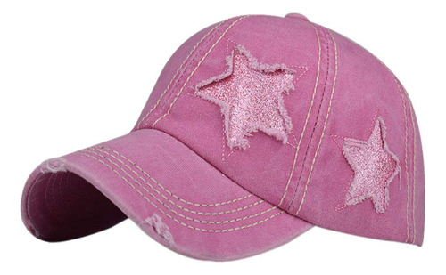 Gorra De Beisbol Con Cola De Caballo Bordada Con Estrellas