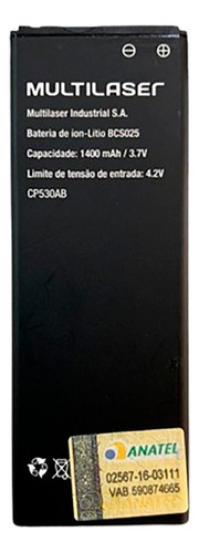 Bateria Multilaser Original Ms40s P9025 Bcs025