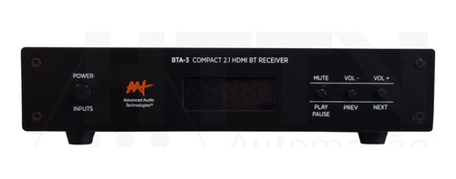 Amplificador Bluetooth Aat Bta-3 Para Som Ambiente
