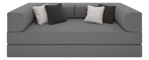 Puff Na Caixa Multiuso 3 Em 1 Sofá Modular 2 Lugares Cama