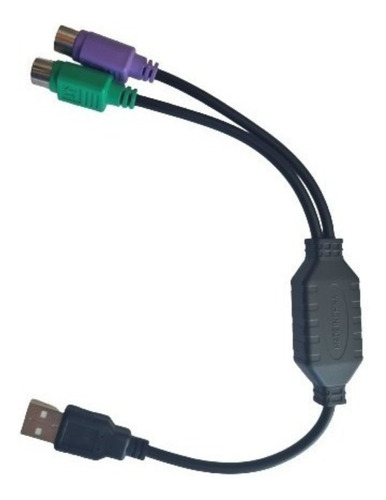Cable Conector De Teclado Ps/2 Mouse Ps/2 A Usb 2.0