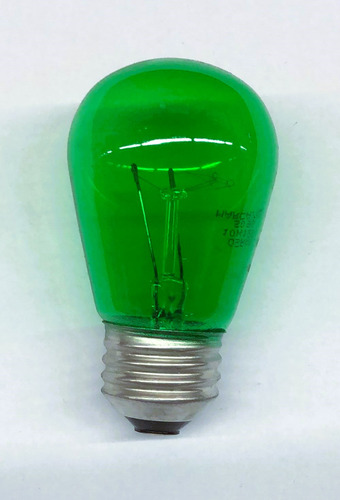 Foco Verde Decorativo S14 81603 10w 125v E26 Osram
