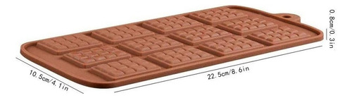 Moldes Silicona Para Chocolate Barra Chocolate Barrita