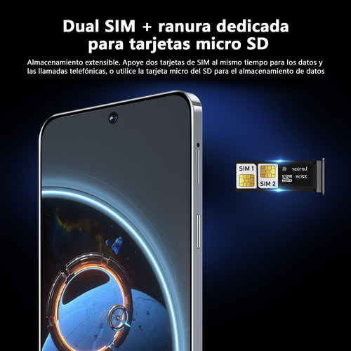 Celular Android Gt20 Pro De 6.56 En Azul