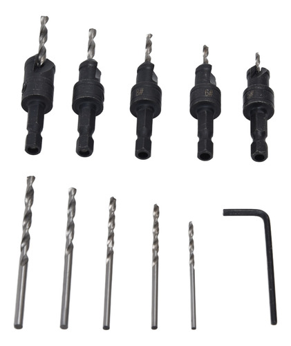 Kit De Herramientas Para Taladrar Chaflanes, Juego De Brocas