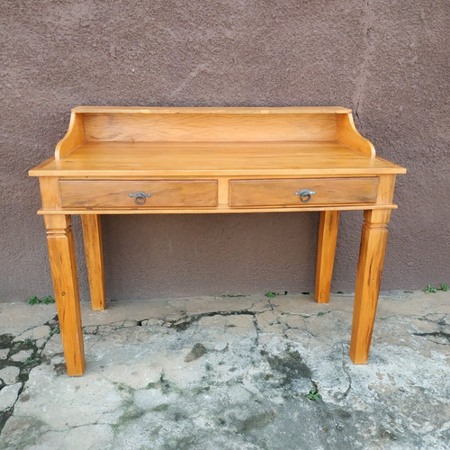 Escrivaninha De Madeira Rustica Demolição 120 X 60