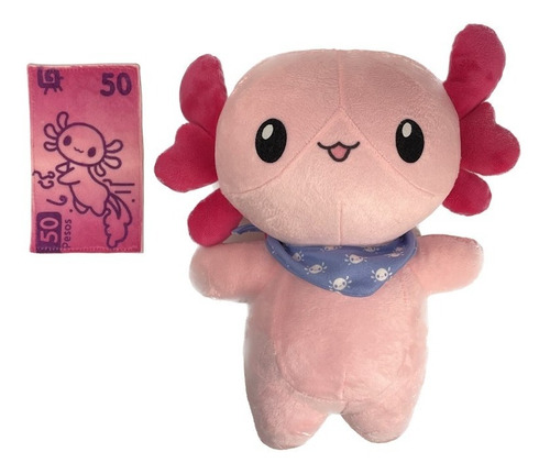 Syanne Peluche Ajolote Billete Kawaii Michiverso Ajolopeso