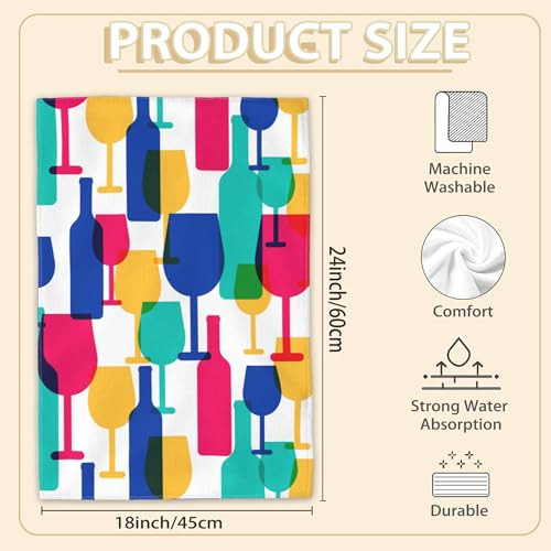 Toallas De Cocina Absorbentes, 45 X 60 Cm, Juego Decorativo