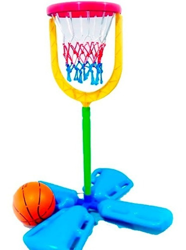 Aro De Basquet Basket Flotante Para Pileta + Pelota Pvc