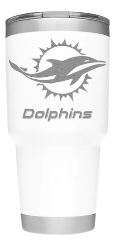 Nfl Miami Dolphins - Termo Premium Tipo Yeti 30 Oz