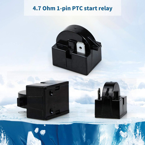 Relé De Arranque Ptc Qp2-4.7/4r7 Refrigerador De 4 Piezas Y