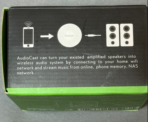 Audiocast M5 Wifi Audio (musica Por Wifi) Usado (Usado)