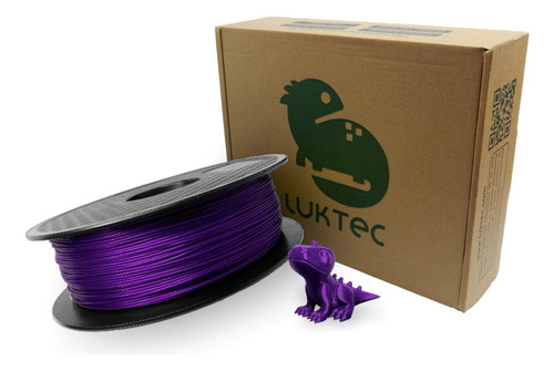 1kg Filamento Pla Impresión 3d 1.75mm Luktec Calidad Premium Color Morado Metálico