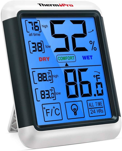 Higrómetro Digital Thermopro Tp55 C/termómetro Interior