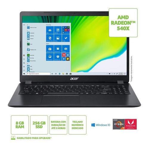 Notebook Acer Aspire 3 A315-42g-r1ft Ryzen 7 8gb 256gb