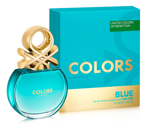 Perfume Mujer Benetton Colors Blue Edt 50ml