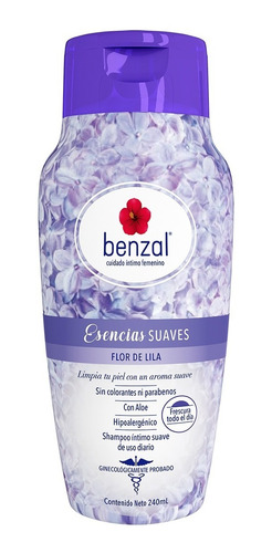 Jabón Íntimo Benzal Wash Flor De Lila  