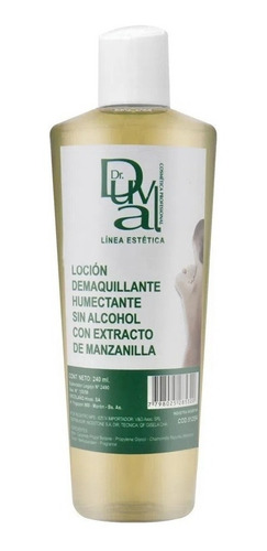 Locion Desmaquillante Humectante Sin Alcohol X240ml - Duval