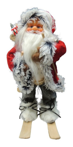 Papá Noel Esquiador 32 Cm