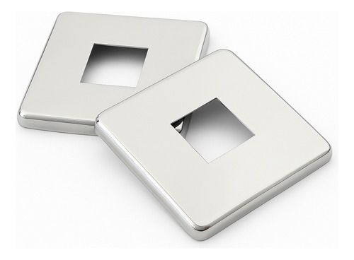 Kit 05 Canoplas 92x92mm + 05 Flanges, Int 30x30 - Inox 304