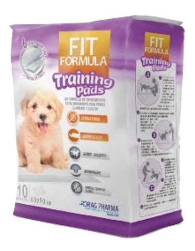 Sabanillas De Entrenamiento Perros 60x60 Cm Fit Formula