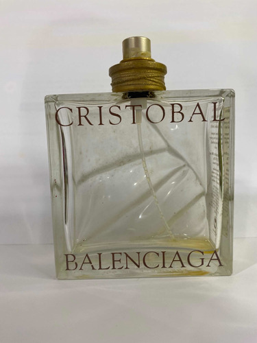 Vidro Vazio Perfume Cristobal Balenciaga Vintage