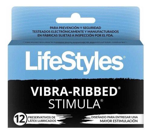 Preservativos Lifestyle Stimula Con Textura Caja 12 Condones