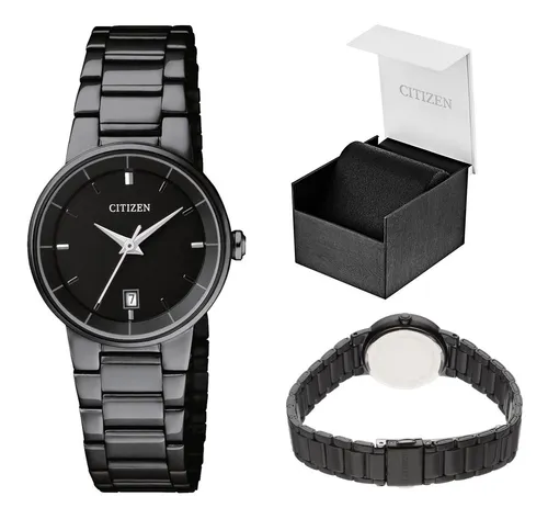 Reloj quartz mujer negro hotsell