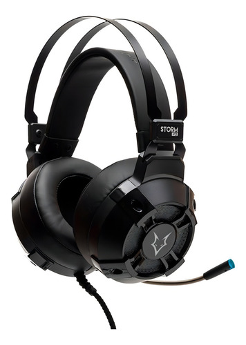 Headset Gamer Rgb Husky Storm V2 Usb 7.1 Surround Rainbow Cor Preto