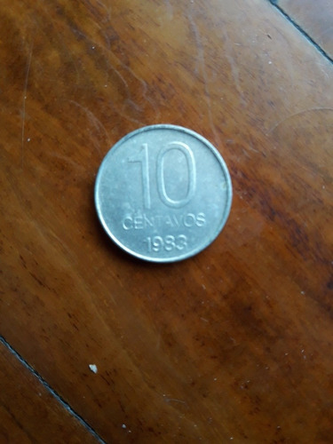 Moneda 10 Centavos Argentina Año 1983