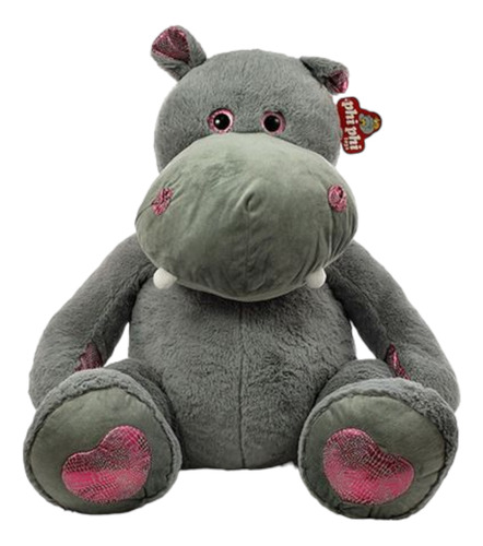 Imagen 1 de 1 de Peluche Hipopótamo 55cm Phi Phi Toys