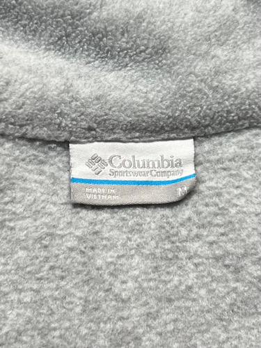 Sudadera Hoodie Para Mujer Talla M Columbia Fleece Gris (Usado)