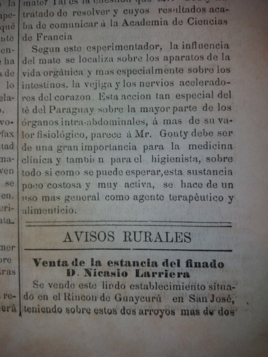  Descripción Estancia De Nicasio Larriera Guaycuru 1879