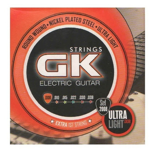 Encordado Gk Para Guitarra Electrica 08 Open Music