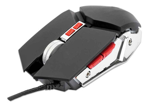 Mouse Óptico Gaming Manhattan 179348 Led Con Cable 3200 Dpi