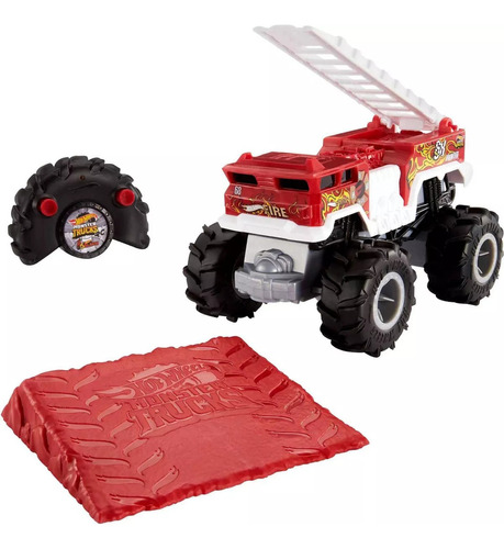 Hot Wheels - Monster Trucks Radiocontrolado 5- Alarm  Hjk72