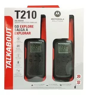 Radio Walkie Talkie Inalámbrico 32km T210pe Motorola