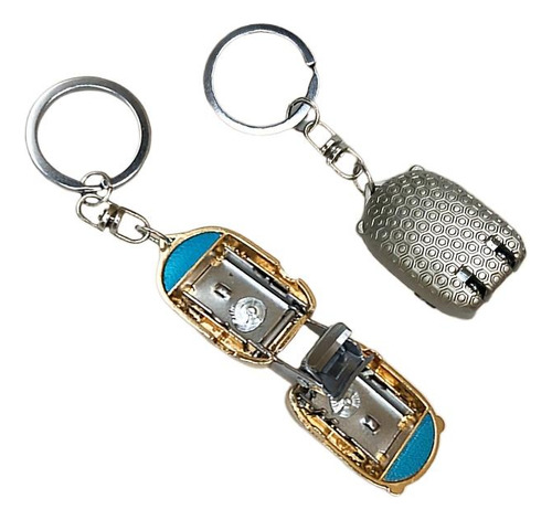 Llavero Con Cortauñas Plegable Portátil De Estilo Clásico, 2
