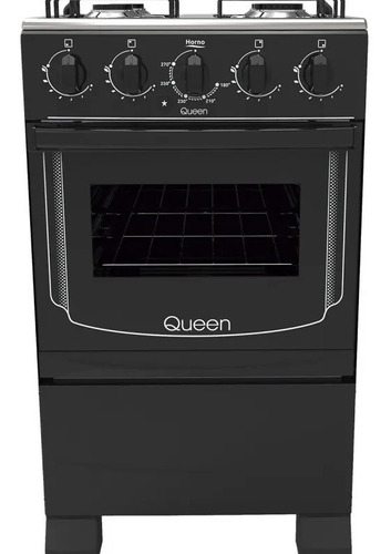 Cocina A Gas 4 Hornallas Y Horno Queen 