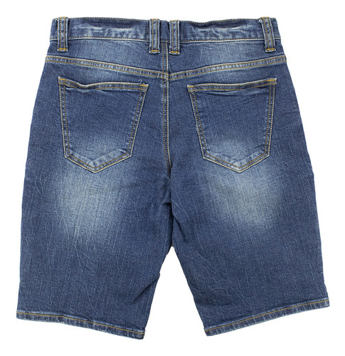 Bermuda Short De Mezclilla, Para Caballero Plhm Talla M