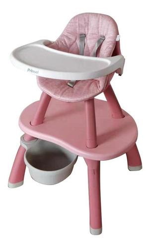 Silla Alta Para Bebe Bistro Elite 3 En 1 Prinsel Color Rosa