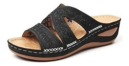 Sandalias De Verano De Cuña Prémium Ortopédicas Abiertas San